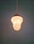 Art Deco Pendant Light in Speckled White and Purple Glass, 1920s For Sale - Image 10 of 12