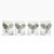 Arthur Court “Safari” 4 Elephant Double Old Fashioned Tumbler Glasses 4” 14oz Good condition. No chips, cracks, or...