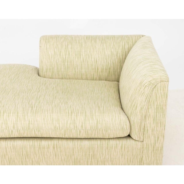 Contemporary Contemporary Upholstered Chaise Lounge For Sale - Image 3 of 10