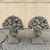 Vintage Cast Cement Stone 26" Fruit & Flower Basket Garden Lawn Ornament - Pair For Sale - Image 12 of 15