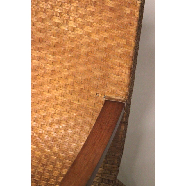 Woven Leather Armchair by Antonio Citterio for B&B Italia, Italy, 1970s For Sale - Image 6 of 11