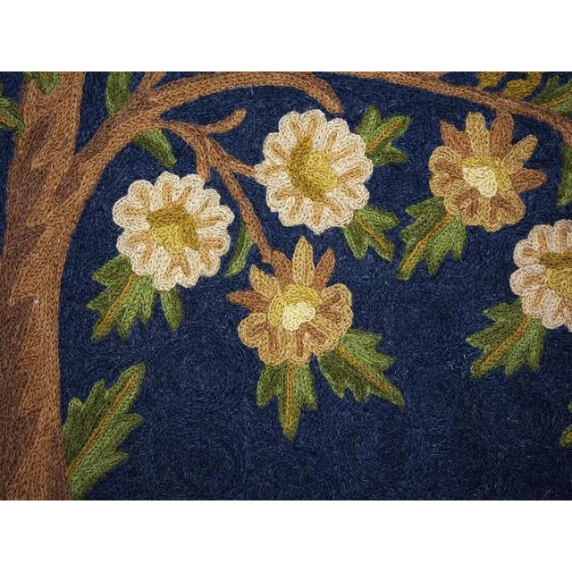 Hand-Woven Wall Tapestry Tree of Life with Birds For Sale - Image 6 of 9