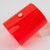 Orange Courreges Paris Orange Acrylic Cuff Bangle Bracelet For Sale - Image 8 of 10