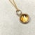 Created in 18 karat yellow gold 10 mm size charm Citrine 3.5 cts approx November Birthstone Chain sold separately...