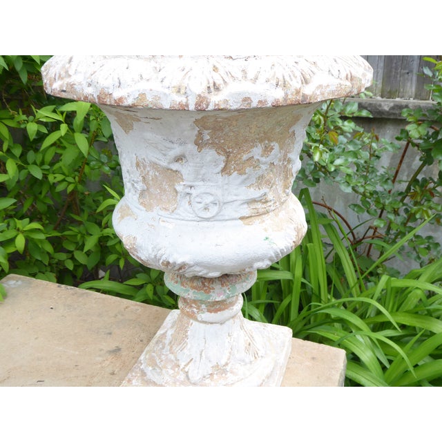 Ceramic 19th Century French Terracotta Urns - A Pair For Sale - Image 7 of 8