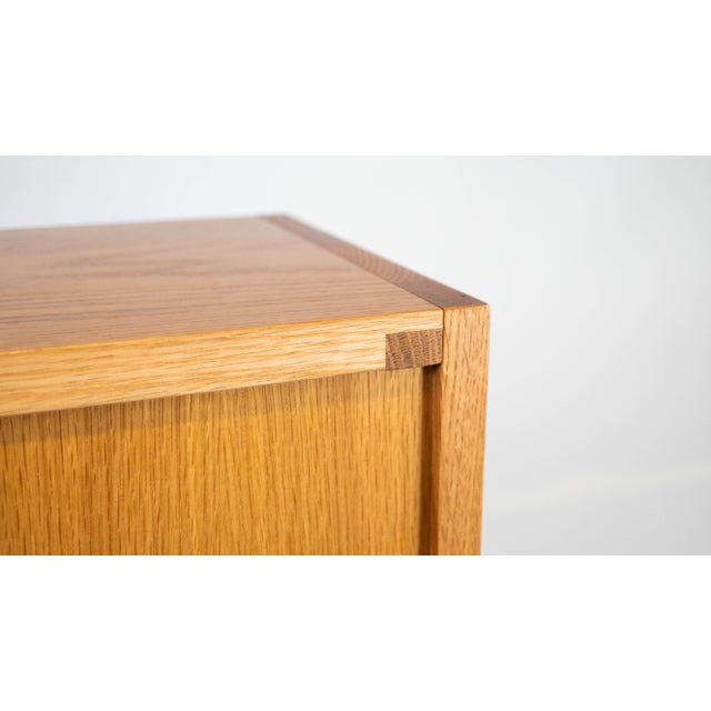 Wood 1980s Charles Webb White Oak Bookcase For Sale - Image 7 of 15