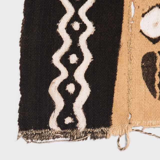 Tribal Bogolan Cowrie Shell Mud Cloth Textile, C. 1900 For Sale - Image 3 of 4