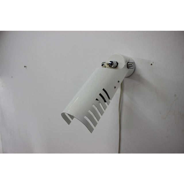 White Adjustable Sconces from Elektroinstala Dečín, 1980s, Set of 3, in Very Good conditions. Designed 1980 to 1989 Up to...