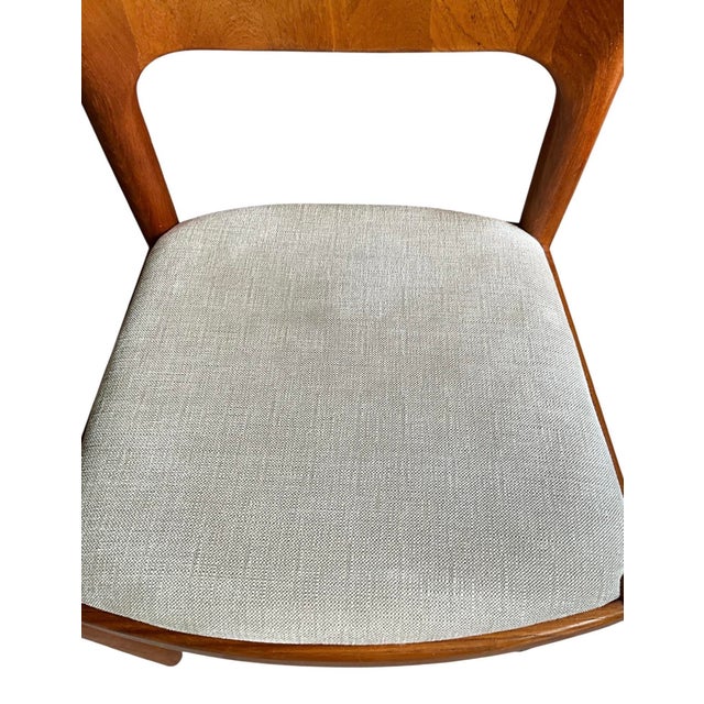 Danish Modern Dining Chairs in Teak by Niels Koefoed for Koefoeds Hornslet Møbelfabrik A/S, Denmark, 1970s, Set of 4 For Sale - Image 11 of 18