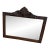 Hand Carved Oak Wood Mirror Landscape For Sale