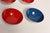 Set of Twelve Small Danish Modern Enamel and Brushed Aluminum Snack Bowls For Sale - Image 9 of 18