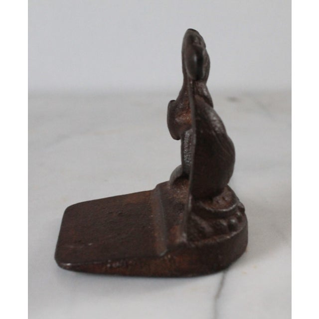 Vintage Cast Iron Mouse Doorstop For Sale - Image 4 of 7