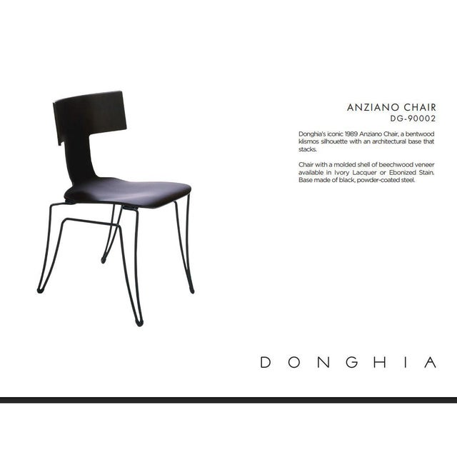 Vintage Donghia "Anziano" Klismos-Style Chairs - Set of 4 For Sale In Denver - Image 6 of 6