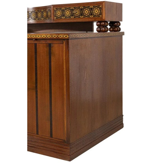 Wood Desk by Matthias Feller for M. Ballin München, 1912 For Sale - Image 7 of 13