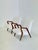 Mid-Century Italian Lounge Armchair in Cherrywood and White Bouclé, 1950s For Sale - Image 9 of 14