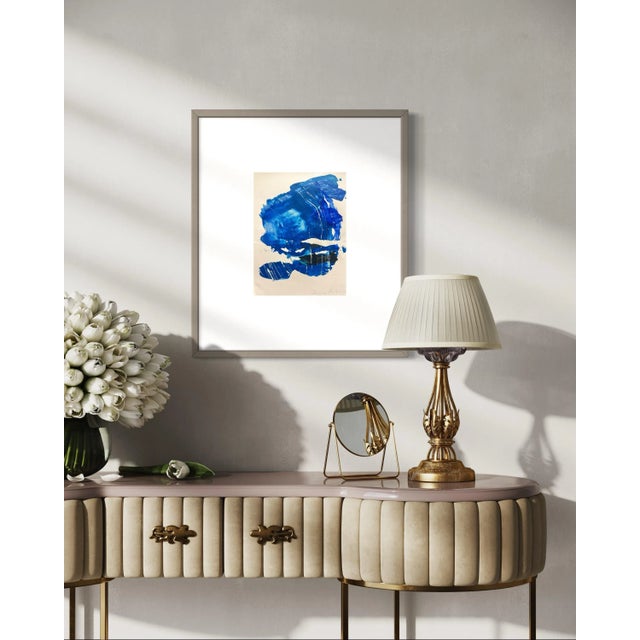 One painting from a complete series of abstract paintings made by mid career artist Ben Junta. Full of vibrant color, and...