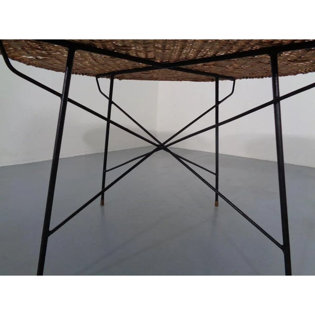 Italian String Basket Coffee Table, 1950s For Sale - Image 15 of 18