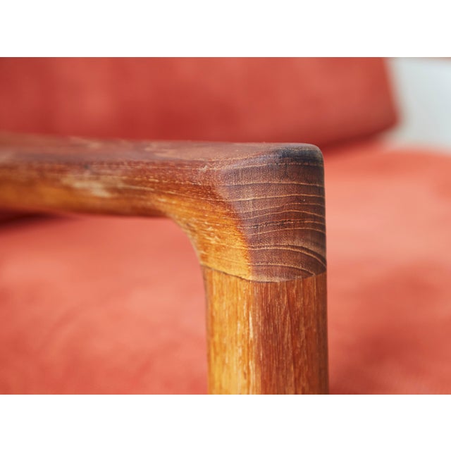 Mid-Century Modernn Senator Easy Chair by Ole Wanscher for France Peter Jeppesen, 1970s For Sale - Image 10 of 14