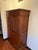 Antique Solid Wood Cabinet / Wardrobe With Slatted Doors For Sale - Image 4 of 5