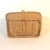 Beige Vintage Woven Basket With Handle For Sale - Image 8 of 10