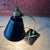 Art Deco 1930s Chase Brass & Copper Co. Art Deco Desk Lamp Black Shade & Feather Base For Sale - Image 3 of 17
