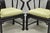 Vintage Oriental Ming Style Ebonized Horseshoe Lounge Chairs by Century (A) Pair For Sale - Image 15 of 17