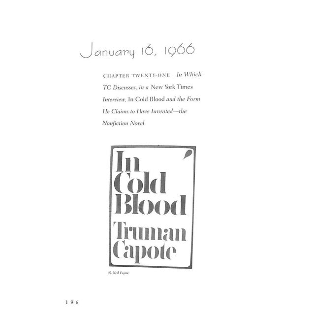 "Truman Capote: In Which Various Friends, Enemies, Acquaintances, and Detractors Recall His Turbulent Career" 1997 Plimpton, George For Sale In New York - Image 6 of 11