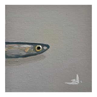 Anchovy Fish Oil Painting by Vivek Mandalia For Sale