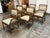 Design Plus Gallery presents a Set of Six Vintage Far East Collection Armchairs from McGuire Furniture. The chairs display...