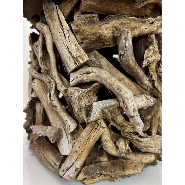 1990s Small Driftwood Side Table, 1990s For Sale - Image 5 of 12