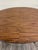 Wood Vintage Mid Century Modern Folding Laminate Top Oval Dining Table For Sale - Image 7 of 12