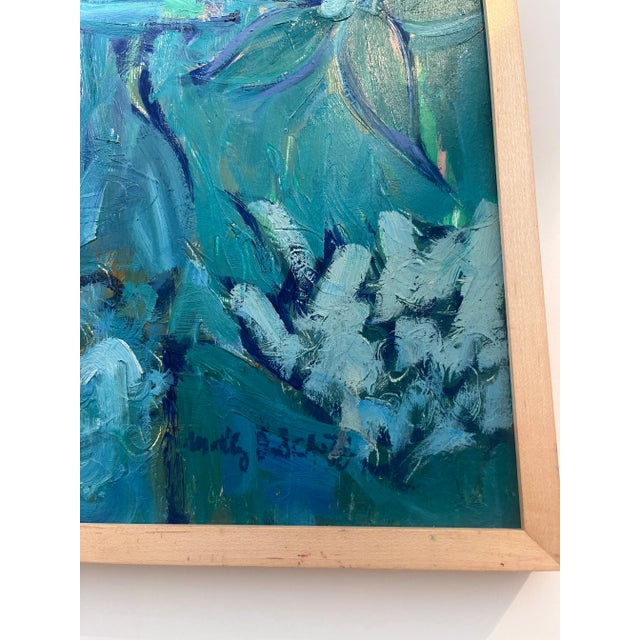 Contemporary Abstract Expressionist 1970s Bold Landscape Painting For Sale - Image 3 of 4