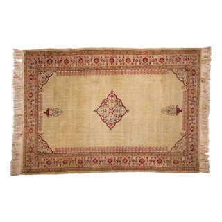 Antique Tabriz Hadjalili Rug For Sale