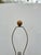 Stylish Jamie Young Lamp. Wood & Brass, Gourd shaped. Showroom floor sample.