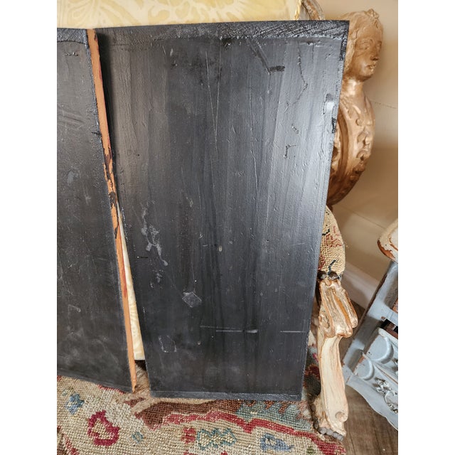 Oxblood Red Pair of Antique Chinoiserie Panels For Sale - Image 8 of 8