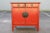 Chinese 1950's Mid Century Chinoise Style Red Cabinet For Sale - Image 3 of 13