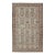 Geometric All-Over Design Gallery Turkish Oushak Rug in Soft Ivory and Taupe For Sale