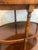 Amazing Pair of Three Tiered Burlwood Walnut European Style Butler Tray Top Side Tables Henredon For Sale - Image 10 of 11