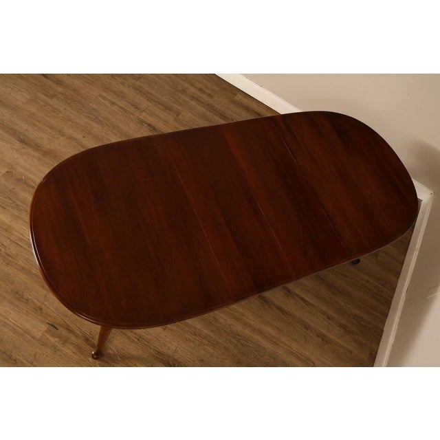 Ethan Allen Ethan Allen Georgian Court Vintage Traditional Cherry Dining Table For Sale - Image 4 of 18