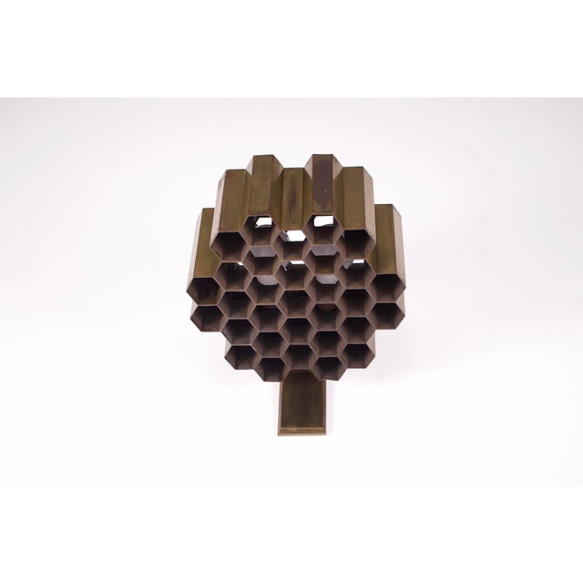 1950s Honeycomb Wall Lamp by Jules Wabbes, 1950s For Sale - Image 5 of 12