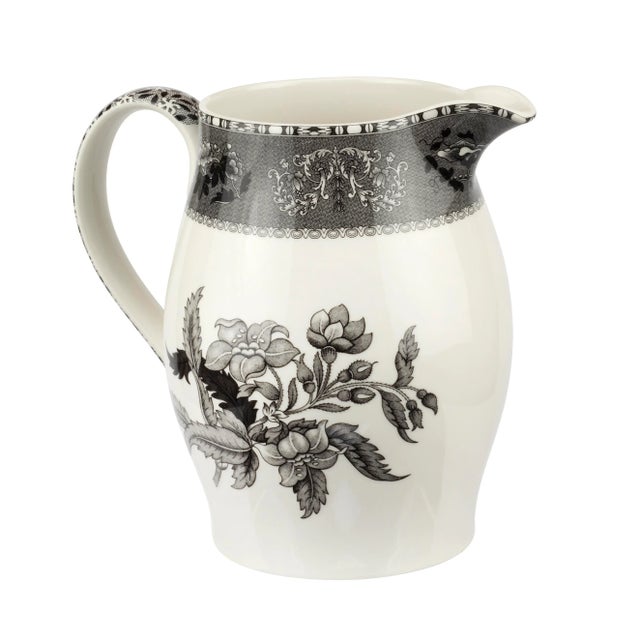 English Spode Heritage 67 oz. Pitcher, Camilla For Sale - Image 3 of 6