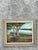 This evocative vintage oil painting captures the serene, timeless beauty of a Southern lakeside landscape. Featuring...