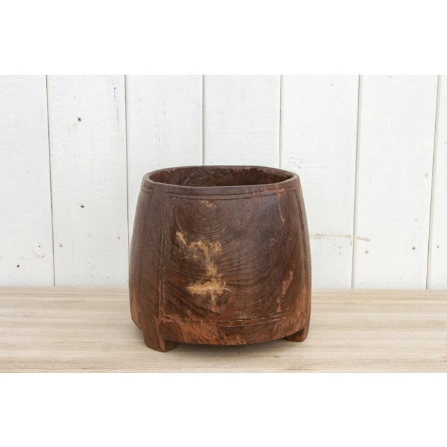 Okali Vintage Textured Naga Rice Bowl For Sale In Los Angeles - Image 6 of 10