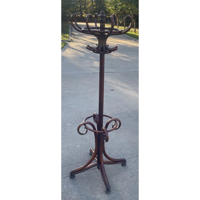 Vintage Thonet Bent Wood Coat Racks For Sale In Dallas - Image 6 of 12
