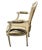 Early 20th Century Early 20th Century Pair of Louis XVI Style Cabriolet Chairs. Hand Carved, Painted. For Sale - Image 5 of 18