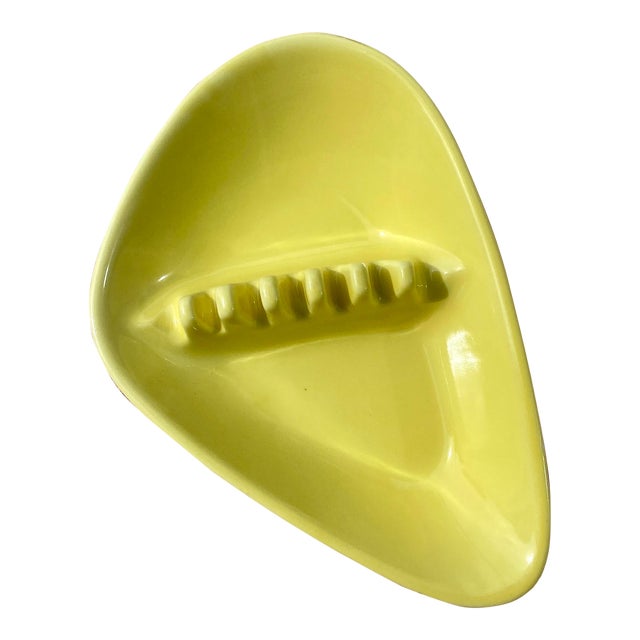 1960s MidCentury Modern Coors Anholt Ceramic Atomic Boomerang Ashtray