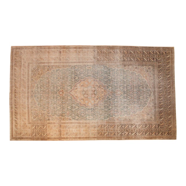Vintage Distressed Sivas Carpet - 8'2" x 14'4" For Sale