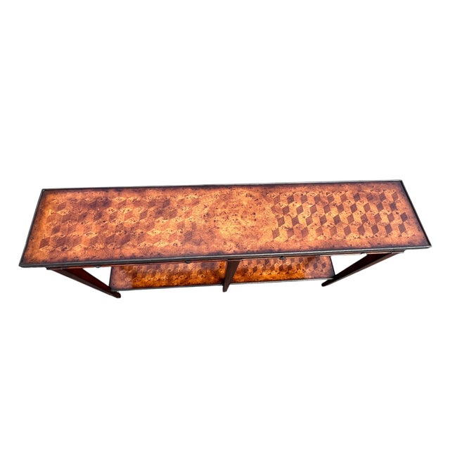Theodore Alexander Late 20th Century Theodore Alexander Parquetry Console / Sofa Table For Sale - Image 4 of 16