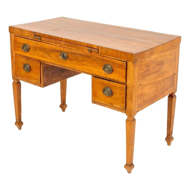 Italian Walnut Dressing Table, 19th C. For Sale