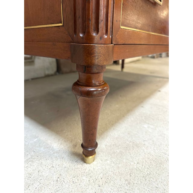 Antique Louis XVI Style Mahogany Commode, 1800 For Sale - Image 11 of 16